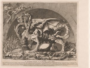 奇美拉
奇美拉
La Chimère de Monsieur Deprez（原标题）
Le tricephale africain ou le monstre à trois têtes （标题见实物） 作者 路易·简·德斯普雷斯