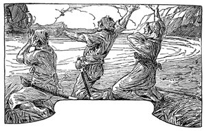 Louis Rhead (1857-1926) 为罗伯特·路易斯·史蒂文森 (1850-1894) 1915 年的小说《金银岛》所作的插图 作者 路易斯·约翰·黑德