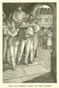 汤姆布朗的学校日插图（版画） 作者 路易斯·约翰·黑德