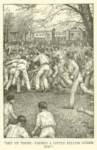 Illustration for Tom Browns School-Days (engraving) 作者 路易斯·约翰·黑德