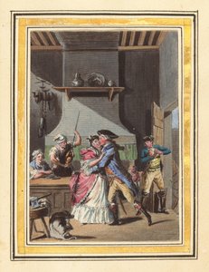 马农-莱斯考特的历史》第一卷，1797年出版。创作者：路易-约瑟夫-勒费弗尔，雅克-约瑟夫-科尼。 作者 路易·约瑟夫·勒费弗，雅克·约瑟夫·科尼