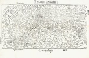 意大利地图，约1830年 作者 路易斯·朱利安·贾科特（Louis Julien Jacottet）
