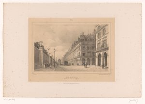 里沃利街的景色 里沃利街。 Ministère des Finances et de la Marine（物体上的标题） 巴黎及其周边景点（系列标题） 巴黎（物体上的系列标题） 作者 路易斯·朱利安·贾科特（Louis Julien Jacottet）