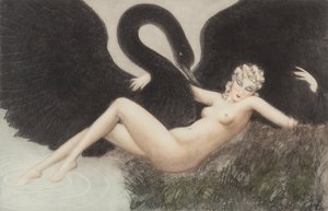 莱达与天鹅》，1934年。