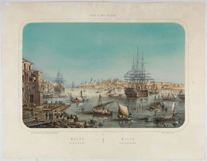 路易-勒布雷顿，马耳他，海上风光