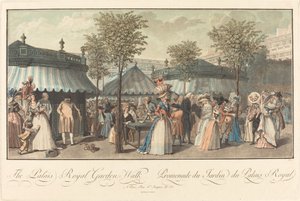 皇家宫殿--花园之路 / Promenade du Jardin du Palais Royal 作者 克劳德·路易斯·德雷斯之后的路易斯·勒科尔