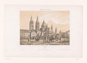 卡昂修道院与圣艾蒂安教堂的联系
卡昂Le grand Et.
Hedendaags Frankrijk（系列标题）
La France de nos jours（文物上的系列名称）