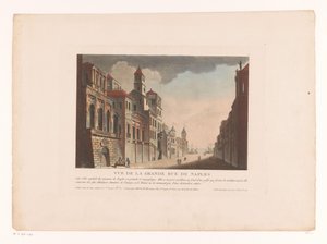 那不勒斯街景
Vue de la Grande Rue de Naples（物品上的标题）
意大利、西班牙和埃及的城市景观（系列标题）
