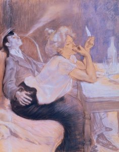 阿帕奇的晚餐 作者 Louis Legrand