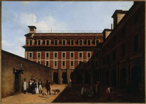 La prison des Madelonnettes，Rue des Fontaines，约 1810 年（油画） 作者 路易斯·利奥波德·博伊