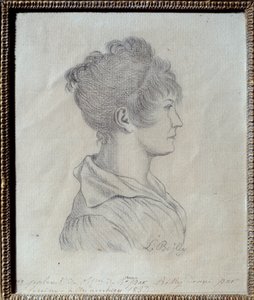 约瑟芬-德-博阿尔奈(1763-1814)的侧面肖像 路易斯-利奥波德-布瓦伊(1761-1845)绘制 1793年 太阳。0,17x0,21米 马尔梅松，城堡博物馆 作者 路易斯·利奥波德·博伊