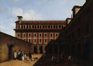 马德隆内特家的监狱，约1810年。 作者 路易斯·利奥波德·博伊