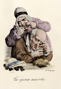 各式各样的线轴 路易斯-利奥波德-波伊（Louis Leopold Boilly）的雕刻作品 作者 路易斯·利奥波德·博伊