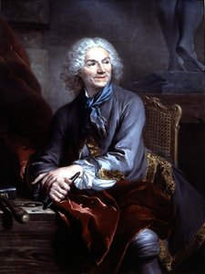 让-路易斯-勒莫恩（1665-1755）的肖像（布面油画） 作者 路易斯·托克