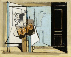 星期一，打开窗口；星期一，开窗，1929年 作者 路易·马可西西斯（Louis Marcoussis）