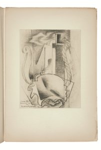 让娜-布歇出版的《巴黎小路索引》页面 作者 路易·马可西西斯（Louis Marcoussis）