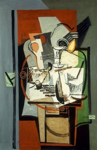 静物; Nature Morte，约1930年 作者 路易·马可西西斯（Louis Marcoussis）