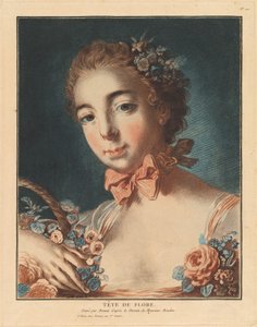 弗洛拉的头像，1769年。