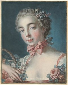 Tête de Flore Flora的头像，1769年。 作者 路易·马林·邦内特