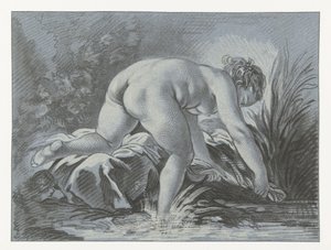 妇女洗衣
La laveuse
