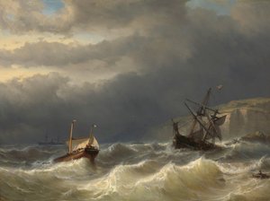 多佛尔海峡的风暴