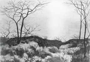 蓝色风景，约1896-1899。 作者 路易斯·米歇尔·伊尔西缪斯