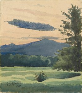 绿草甸 作者 Louis Michel Eilshemius