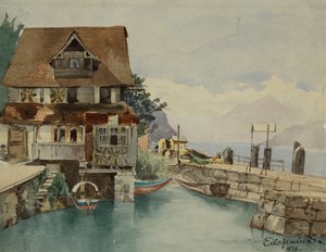 运河边的房子，1878年。