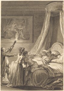 燃气轮机 作者 Louis Michel Halbou 和 Antoine Jean Duclos 在 Jean Honoré Fragonard 之后