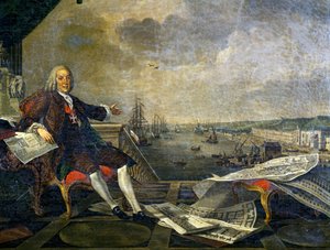 塞巴斯蒂昂-若泽-德-卡瓦略-梅洛肖像 作者 Louis Michel van 和 Vernet Claude Joseph Loo