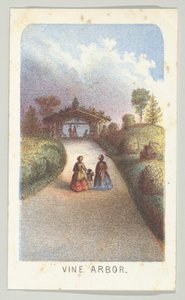 Vine Arbor，摘自《纽约中央公园风景》系列，第3部分，1864年。