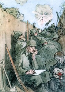 来自德国战壕的一封信》，1916年