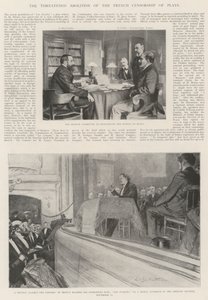 威胁废除法国戏剧审查制度 作者 Louis Remy Sabattier