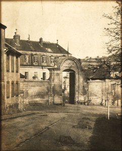 塞夫尔工厂门口c。 1852年。