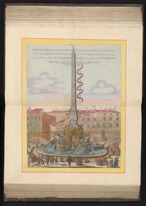 罗马Vierstromenfontein Obelisco Panphilio gia nell ippodrom (...)（物体上的标题） 作者 乔瓦尼·贾科莫·德罗西