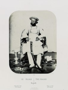 水罐Navas Oudeypour岛上的皇家小木屋； The Rajah，c.1865-68（albumen打印） 作者 路易·罗素（Louis Rousselet）