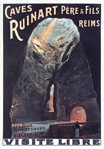 Caves Ruinart, 1914年。