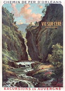 奥尔良铁路公司。Vic-sur-Cère，约1900-1910。