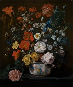 香蒂伊花瓶中的鲜花 作者 路易斯·泰西尔