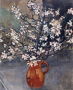 杏花，c.1925（布面油画） 作者 路易斯·瓦尔塔特