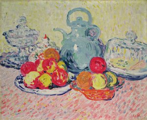 静物，约 1905-06 年（布面油画） 作者 路易斯·瓦尔塔特