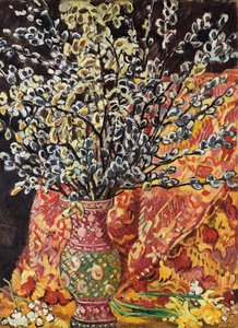 花瓶（布面油画） 作者 路易斯·瓦尔塔特
