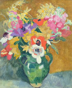 花瓶，约 1925 年（布面油画）