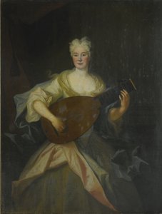 安娜·康斯坦西亚（Anna Constantia），科塞尔伯爵夫人（Countess of Cosel）1680-1765年的肖像，布罗克多夫（Brockdorff）的女友
