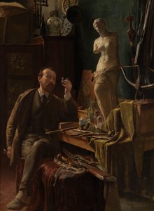 Artist in his Studio 作者 路易斯范恩格伦