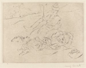 乡间》（Auf dem Lande）。 作者 洛维斯·科林斯（Lovis Corinth）
