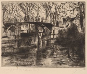 Aus Dem Tiergarten 来自Tiergarten, 1920. 作者 洛维斯·科林斯（Lovis Corinth）