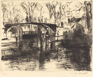 从蒂尔加滕看蒂尔加滕，1920年。 作者 洛维斯·科林斯（Lovis Corinth）