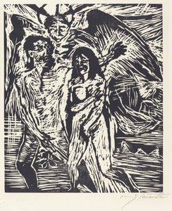 驱逐出天堂》（The Expulsion from Paradise）。 作者 洛维斯·科林斯（Lovis Corinth）