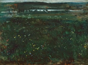 伊萨尔河畔的恩特施泰特拉恩附近 作者 洛维斯·科林斯（Lovis Corinth）